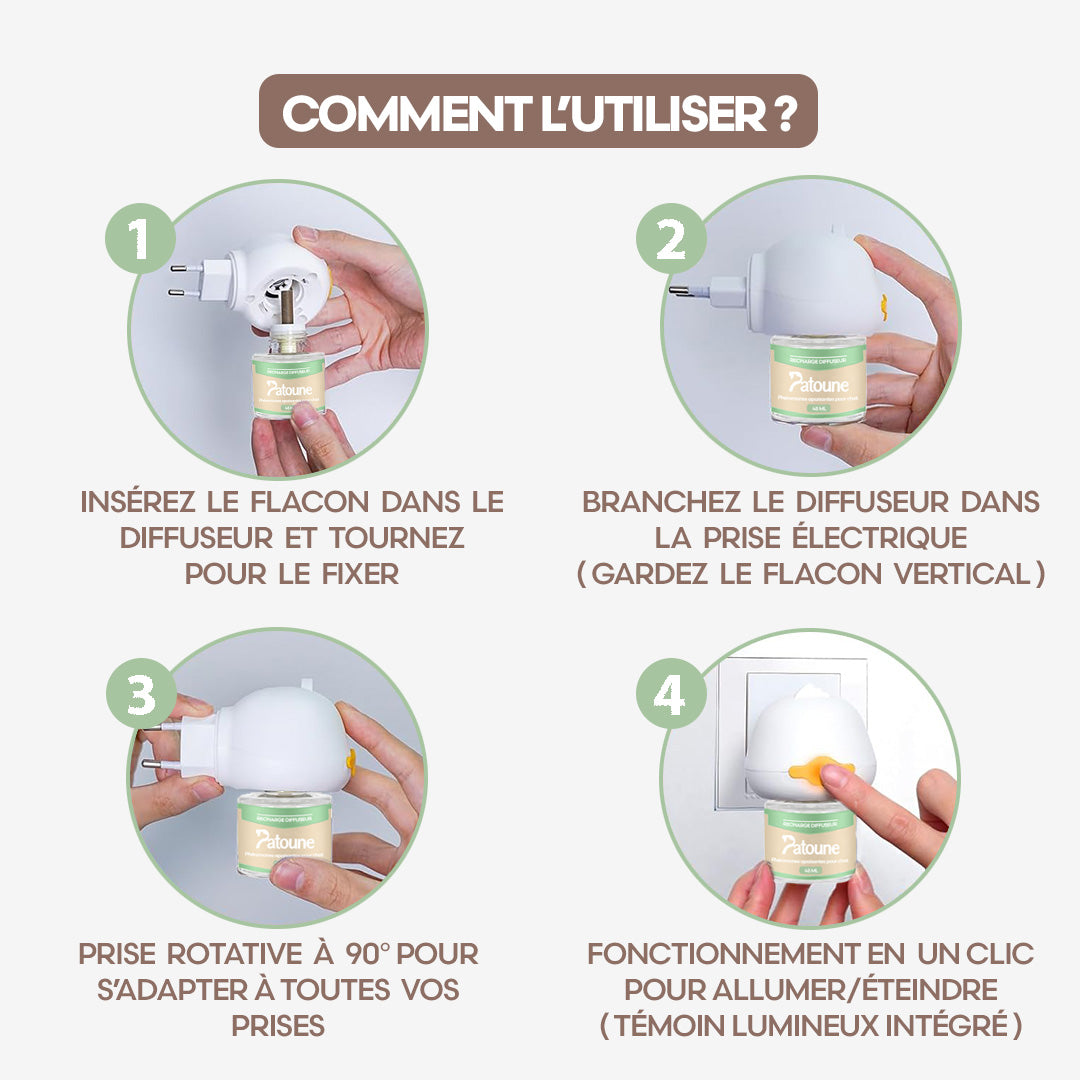 Diffuseur apaisant pour chat