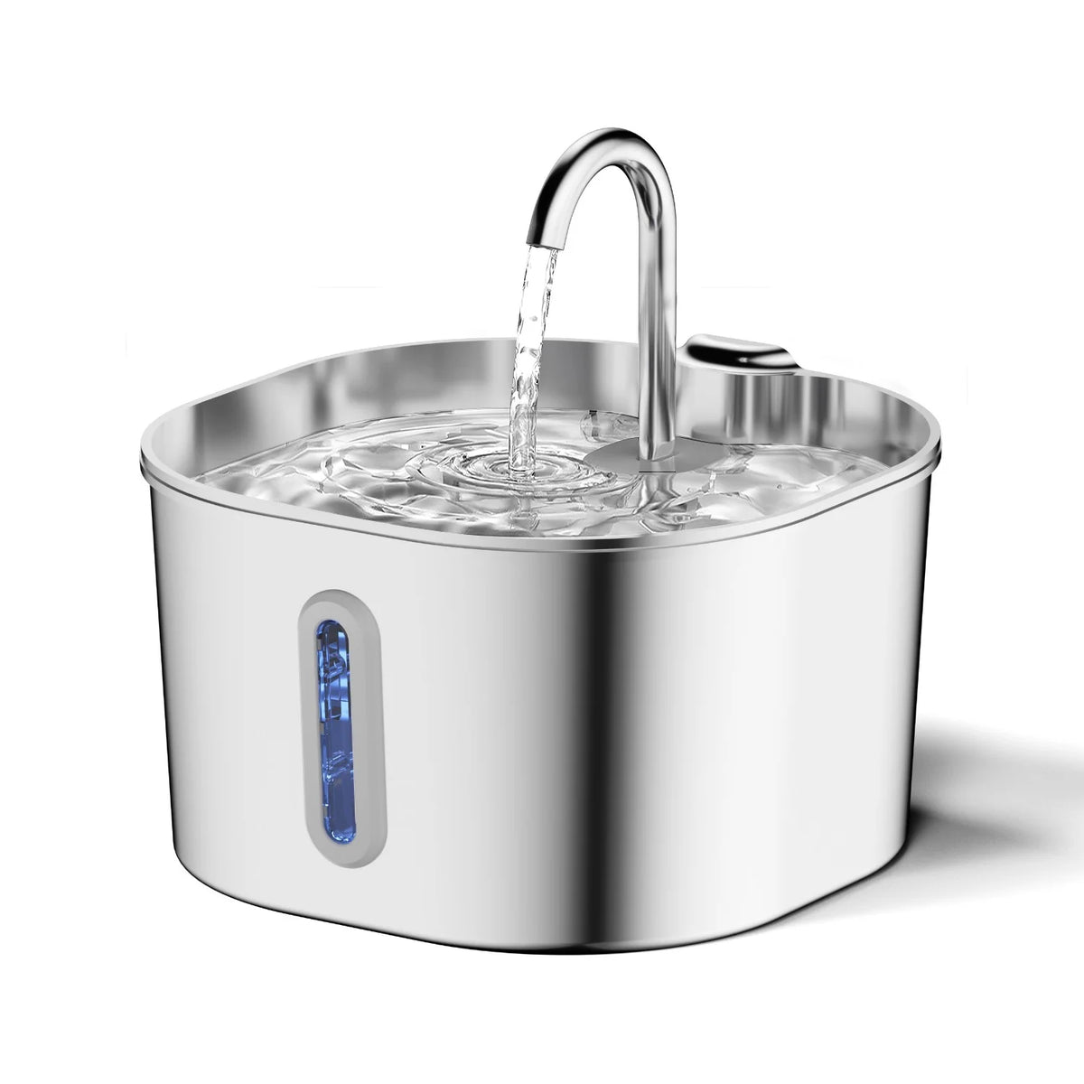 Fontaine à eau en acier inoxydable pour chat