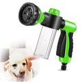 Pistolet de lavage pour chien avec réservoir à shampoing et raccord tuyau